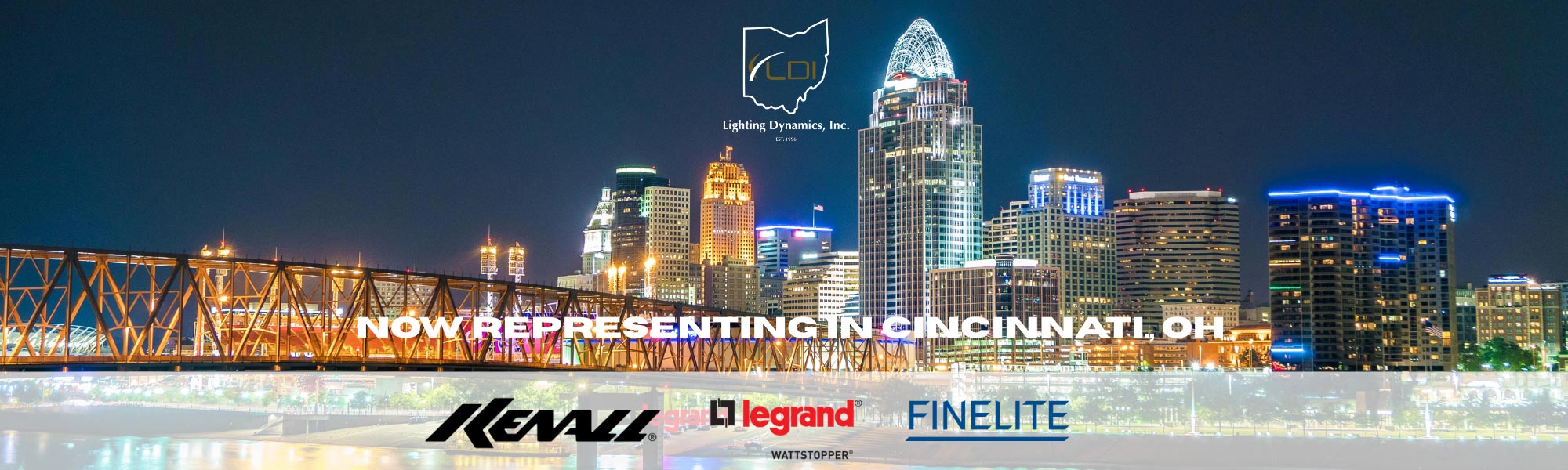 Now Representing in Cincinnati, OH - Kenall, Legrand, Finelite